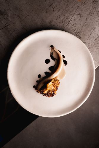 Grand menu dégustation au comptoir d'hôtes