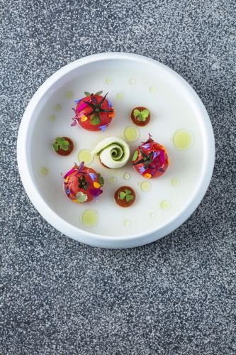 Dîner gastronomique végétarien au restaurant Le Montrachet