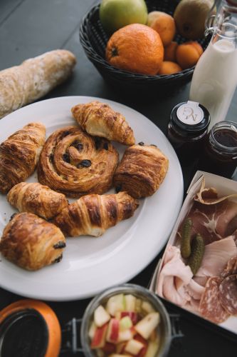 Petit-déjeuner au domaine